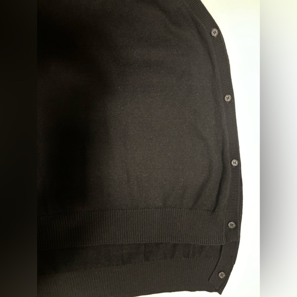 The Limited asymmetrical sleeveless turtleneck tunic, side button sweater, XL - Picture 9 of 9